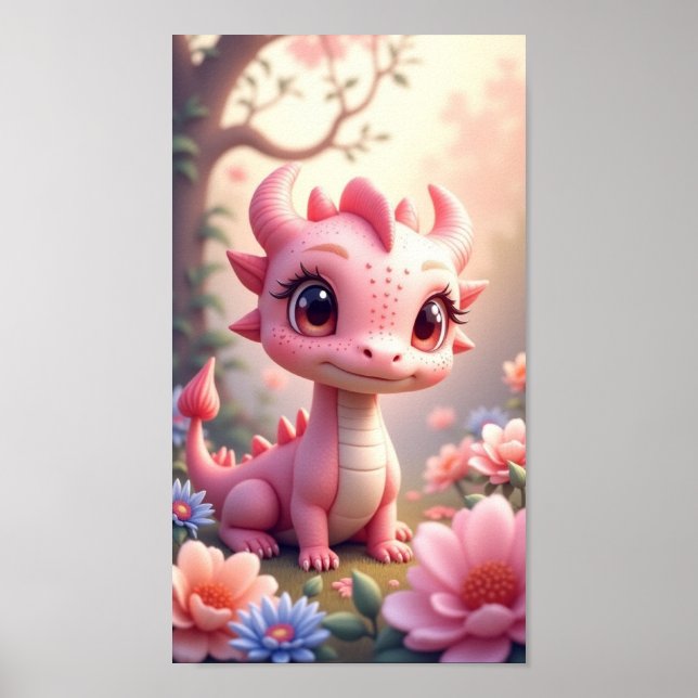 Póster Dragón Bebé (Frente)