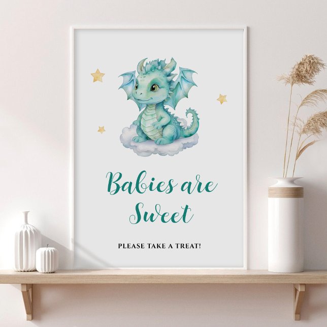 Póster Dragón bebé lindo Los bebés son dulces (Subido por el creador)