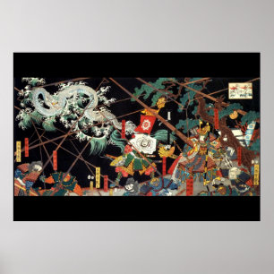 PÓSTER DRAGÓN BLANCO