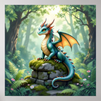 Dragón caprichoso en piedra antigua