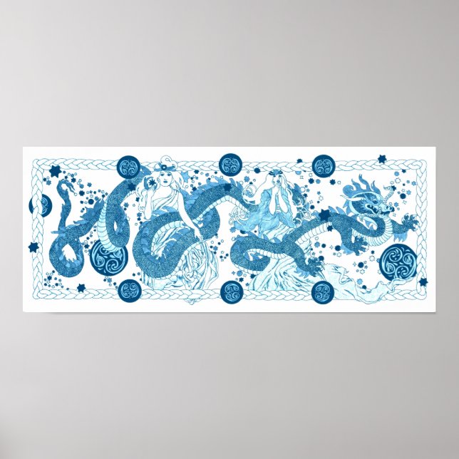 Póster Dragón celeste (Frente)