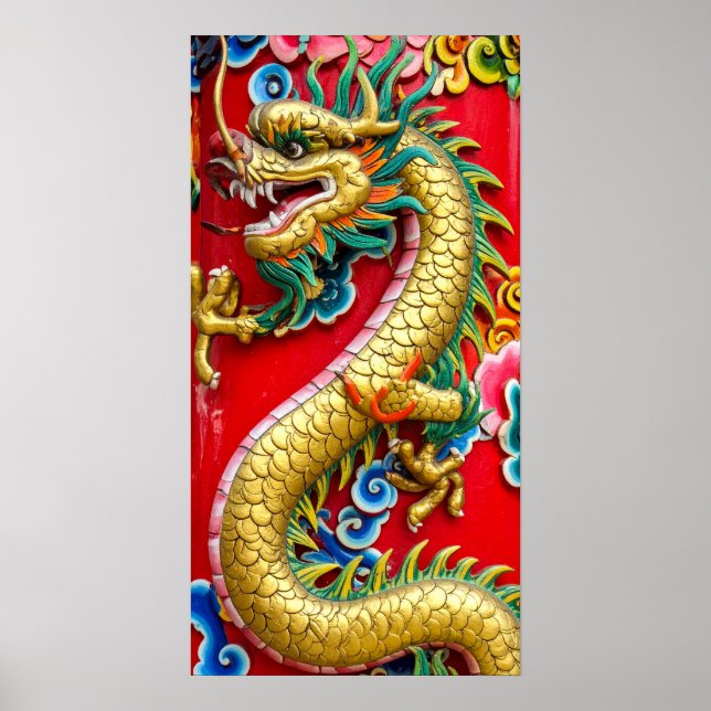 Póster Dragón Chino (Frente)