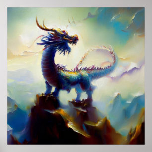 Póster Dragón chino (12)