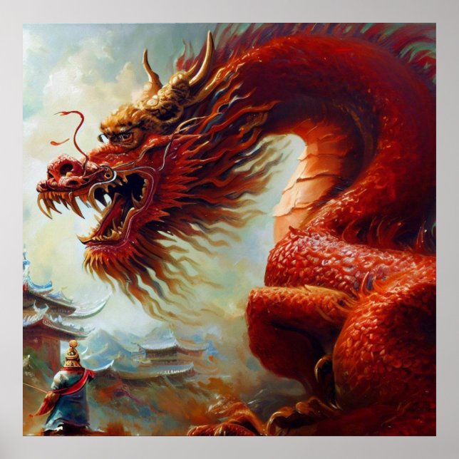 Póster Dragón chino (13) (Frente)