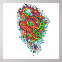 Póster Dragón chino 2