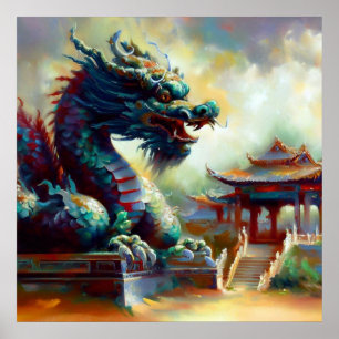 Póster Dragón chino (26)