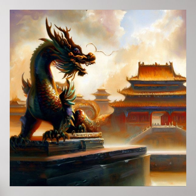 Póster Dragón chino (33) (Frente)