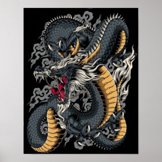 Póster Dragón chino Guay