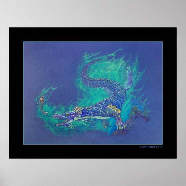 Póster Dragón de agua (Frente)