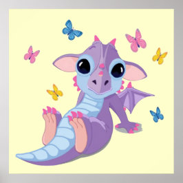Póster Dragón de bebé
