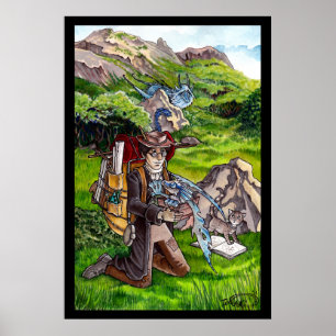 Póster Dragón de bebé