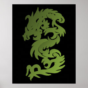 Póster Dragón de Chi Verde