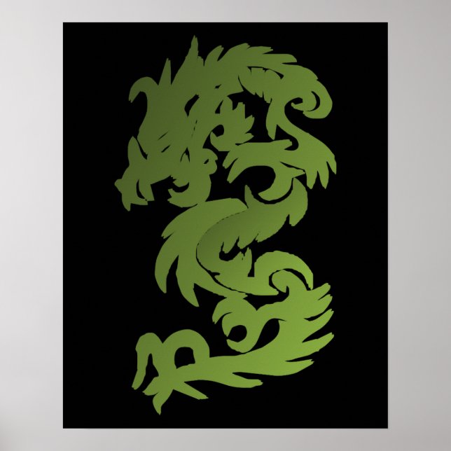 Póster Dragón de Chi Verde (Frente)