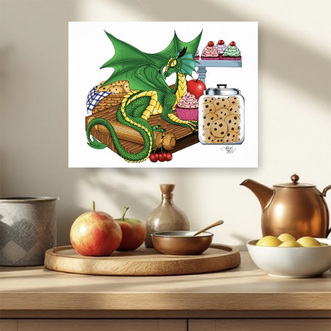 Póster Dragón de cocina (Subido por el creador)