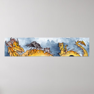 Póster Dragón de historias