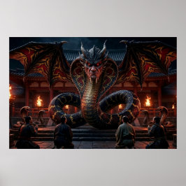 Póster Dragón de Poder