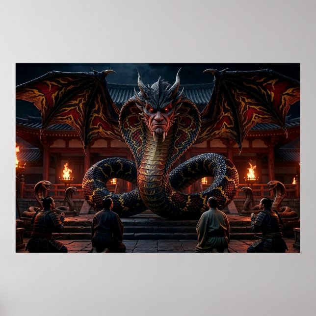Póster Dragón de Poder (Frente)
