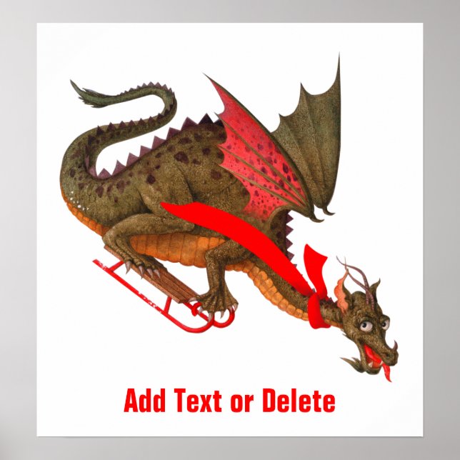 Póster Dragón de soldadura (Frente)