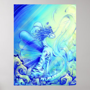 Póster Dragón del alcohol
