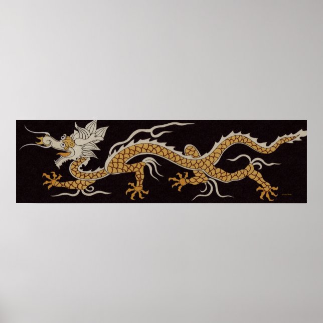 Póster Dragón Del Poster Buda (Frente)