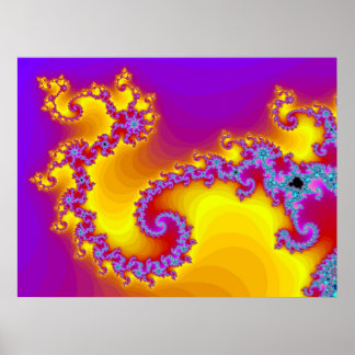 Póster Dragón dorado