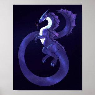 Póster Dragón espacial Draco