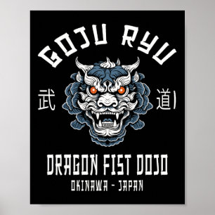 Póster Dragon Fist Dojo Karate Goju Ryu 