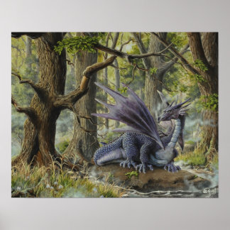 Póster Dragón Forestal, por Marc-André Huot