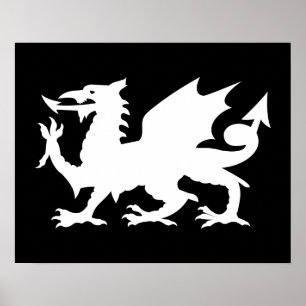 Póster Dragón galés