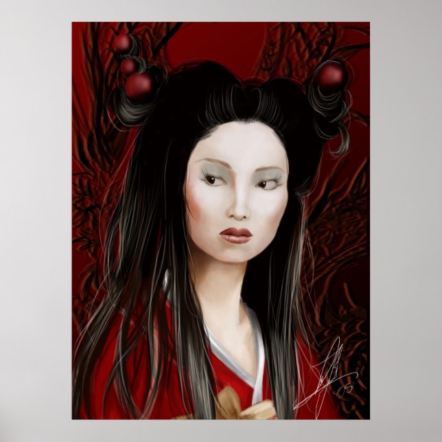 Póster Dragon Geisha (Frente)