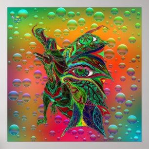 Póster Dragon Happy