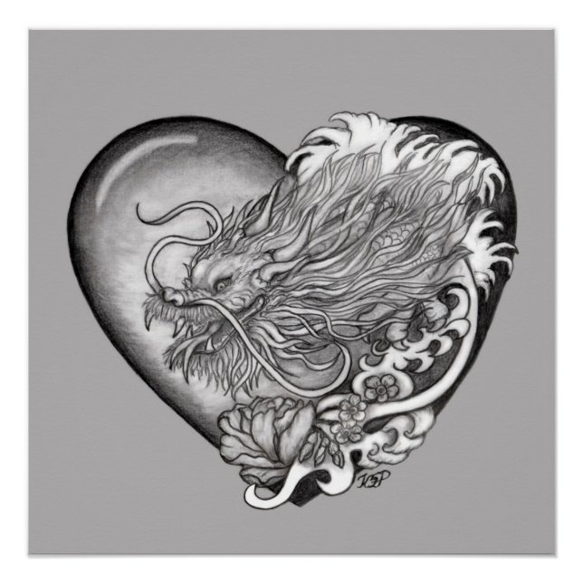 Póster Dragon Heart (Anverso)