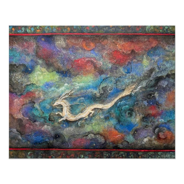 Póster Dragon in the Clouds (Anverso)