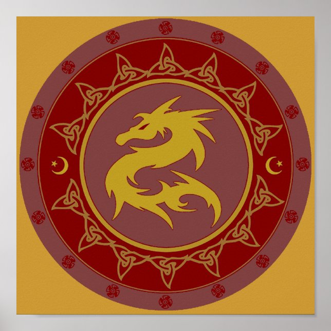 Póster Dragon Knot 7 (Frente)