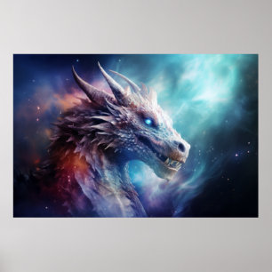 Póster Dragon Legendario Creatividad Fantástica World Wal