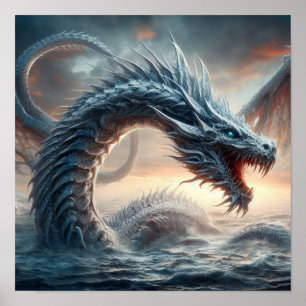 Póster Dragón marino A.I.