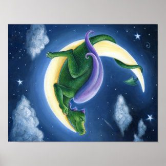 Póster Dragon Moon Poster