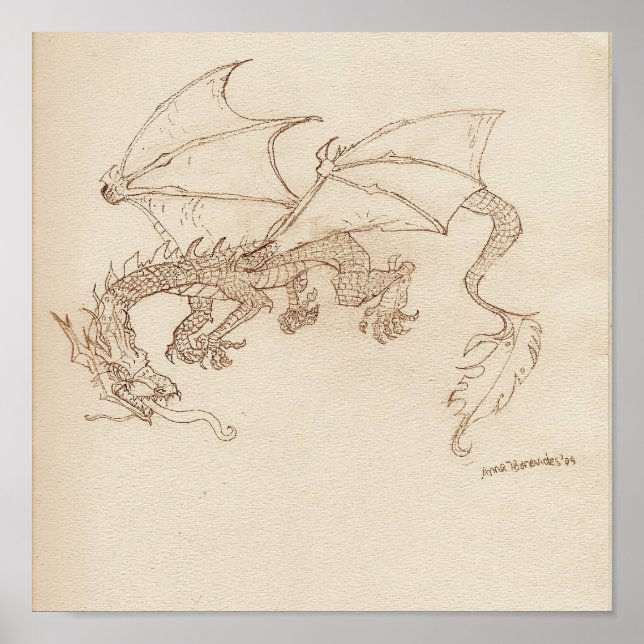 Póster dragón nº 1 (Frente)