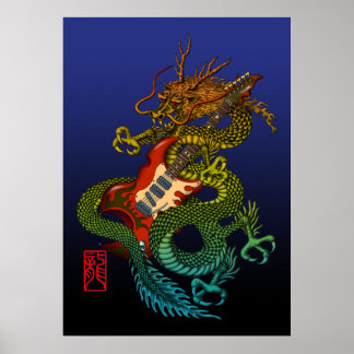 Póster Dragon original 01