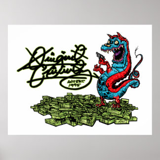 Póster Dragón original de Criminalz 01