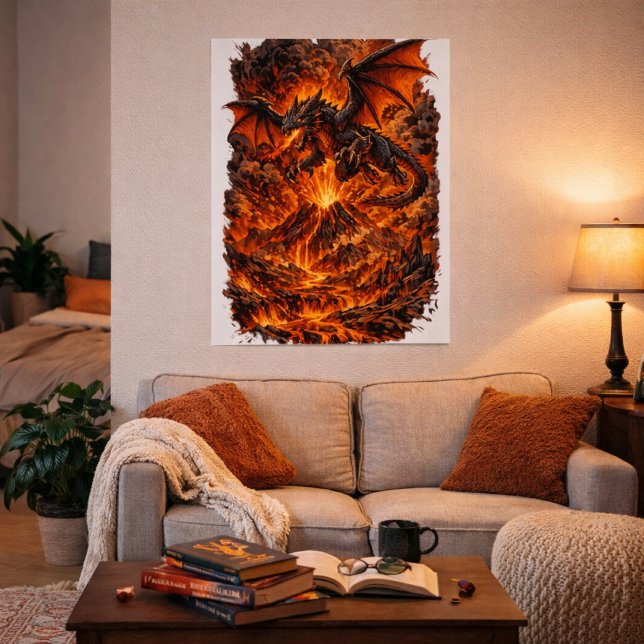 Póster Dragon Over Volcanic Realm (Subido por el creador)