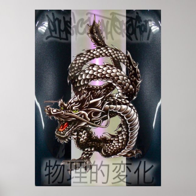 Póster dragón poster (Frente)