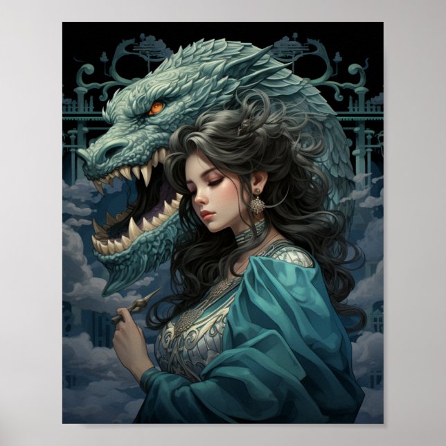 Póster Dragon Queen 🐉 (Frente)