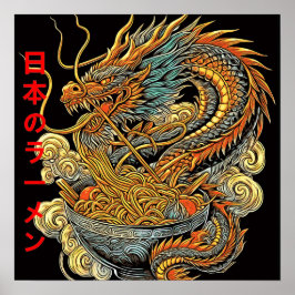 Póster Dragon Ramen