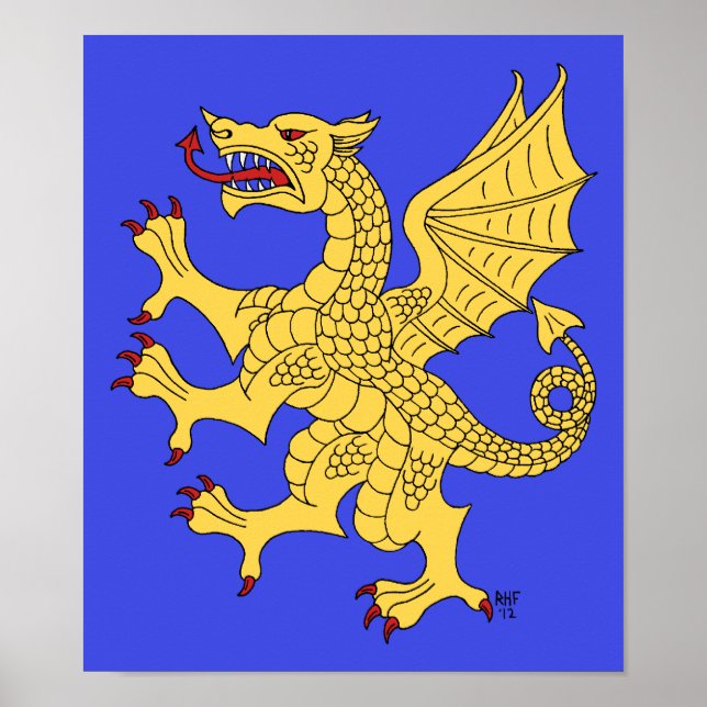Póster Dragon Rampant O (Frente)