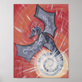 Póster Dragón solar