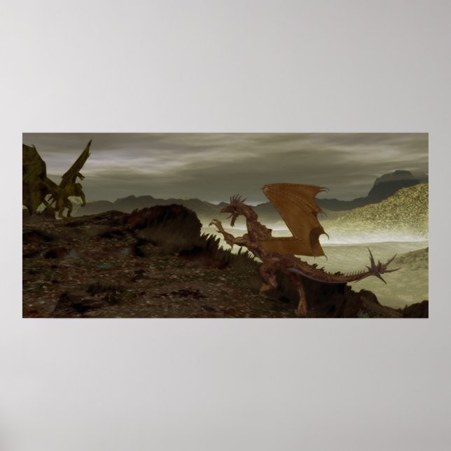 Póster Dragon Standoff (Frente)