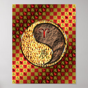 Póster Dragón terrestre de Aries