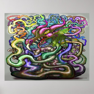 Póster Dragon Vines Poster