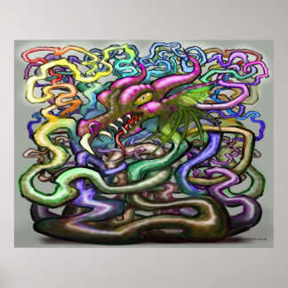 Póster Dragon Vines Poster
